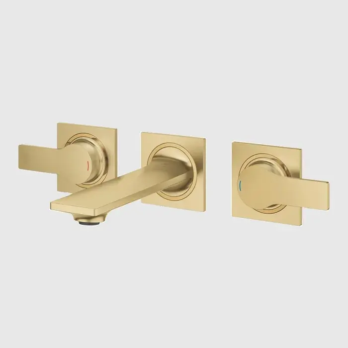 Baterie lavoar dubla comanda, marimea S, cu 3 orificii, auriu mat (brushed cool sunrise) Grohe Allure 20189GN2 Ieftin