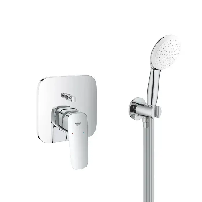 Set Baterie de dus monocomanda, cu Set de dus Tempesta, crom, Grohe Cubeo 1017780000+26406003 Plată sigură