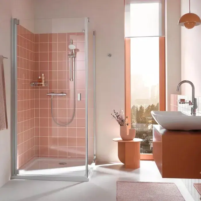 Baterie de dus termostatata, cu set de dus Tempesta 100, crom, Grohe Grohtherm 500 - 34796001 Preț promoțional