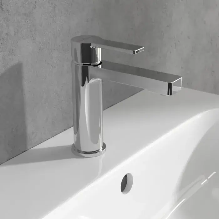 Baterie lavoar monocomanda, fara ventil, crom lucios, Villeroy &Boch Architectura TVW10300400161 Noutate