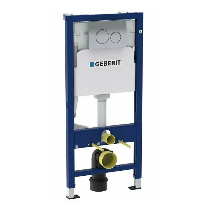 Set rezervor WC, cu rama incastrata, cu set fixare si clapeta crom Delta20, Geberit Duofix Delta 458.134.21.3 Bestseller