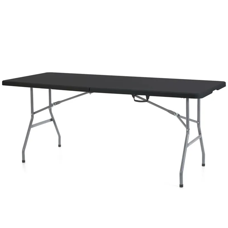 (DL) Masa dreptunghiulara pliabila multifunctionala, 180x70x74cm, neagra Discount