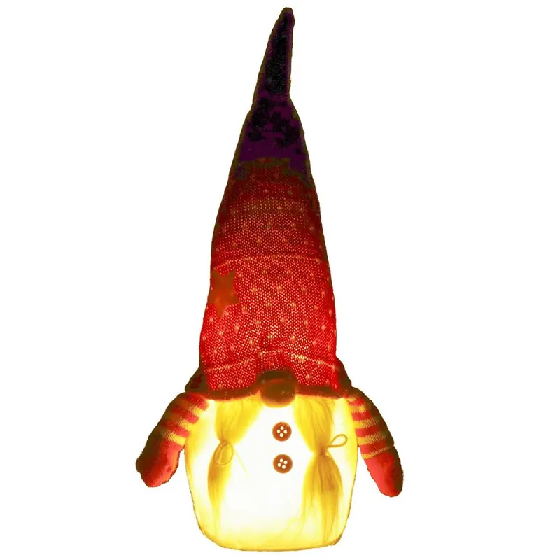 Cel mai bun preț Figurina Craciun, Spiridus, cu iluminare LED, 33cm