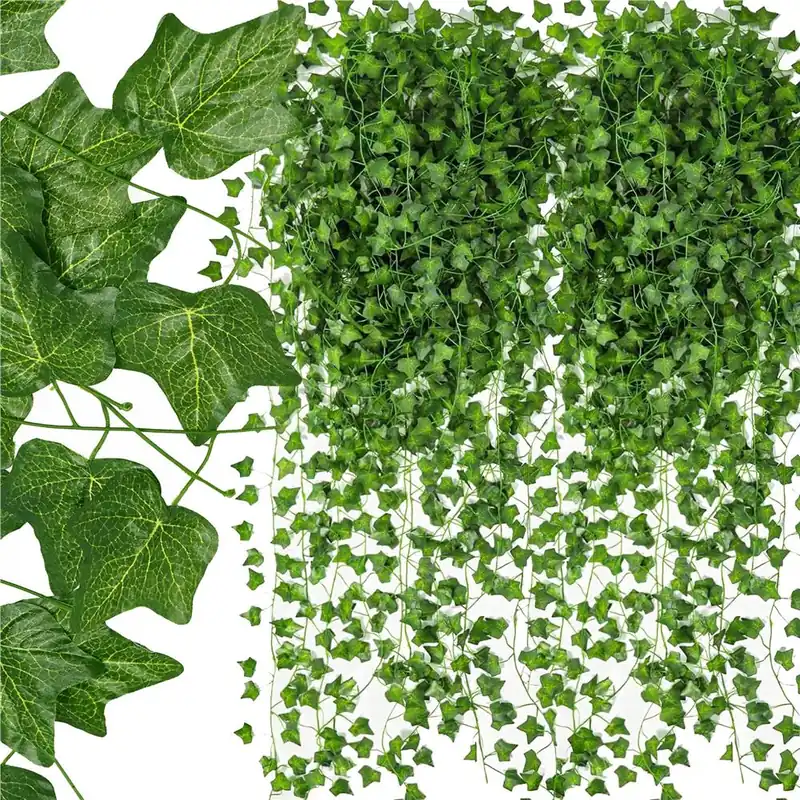 Set 6 ghirlande iedera artificiala pentru decorare, 6x208cm, frunze mici, verde Vezi acum