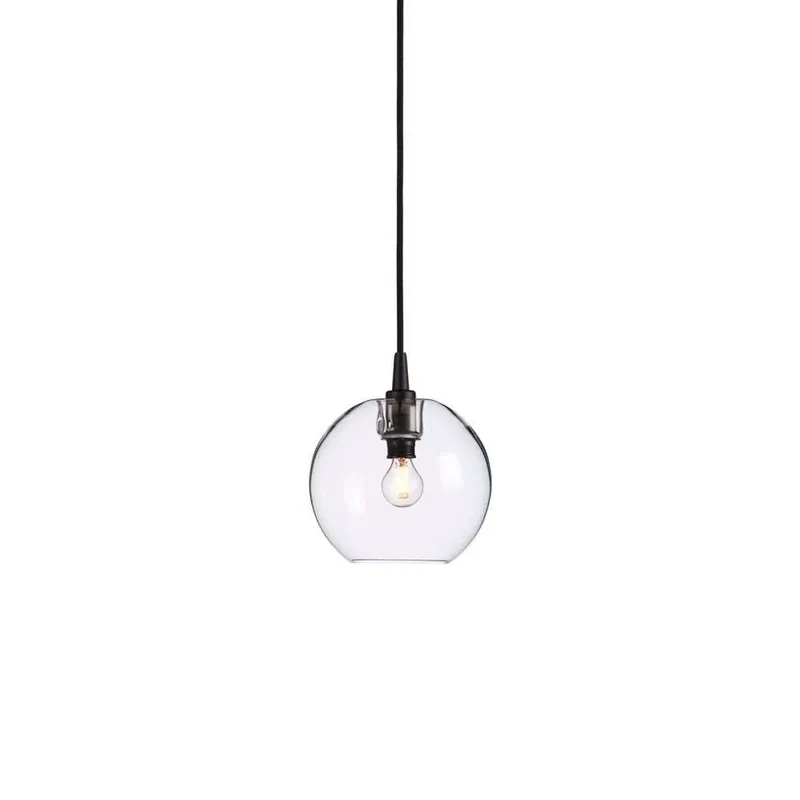 Gloria Lustră Pendul Ø190 Black/Clear Glass - Belid Disponibil imediat