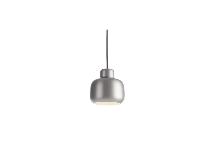 Promoție Lampă suspendată Stone Small, argintiu, metal, Ø 16 cm - Woud