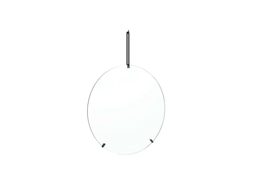 Wall Oglindă Ø50 Black - Moebe Discount
