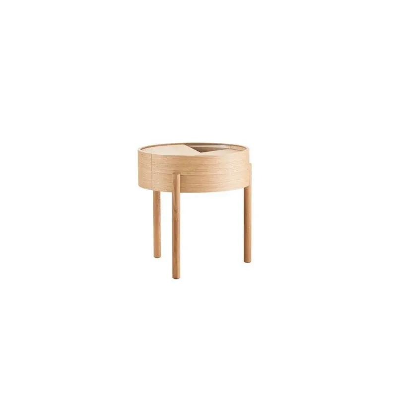 Arc Masă Laterală Oiled Oak - Woud Cumpărături sigure