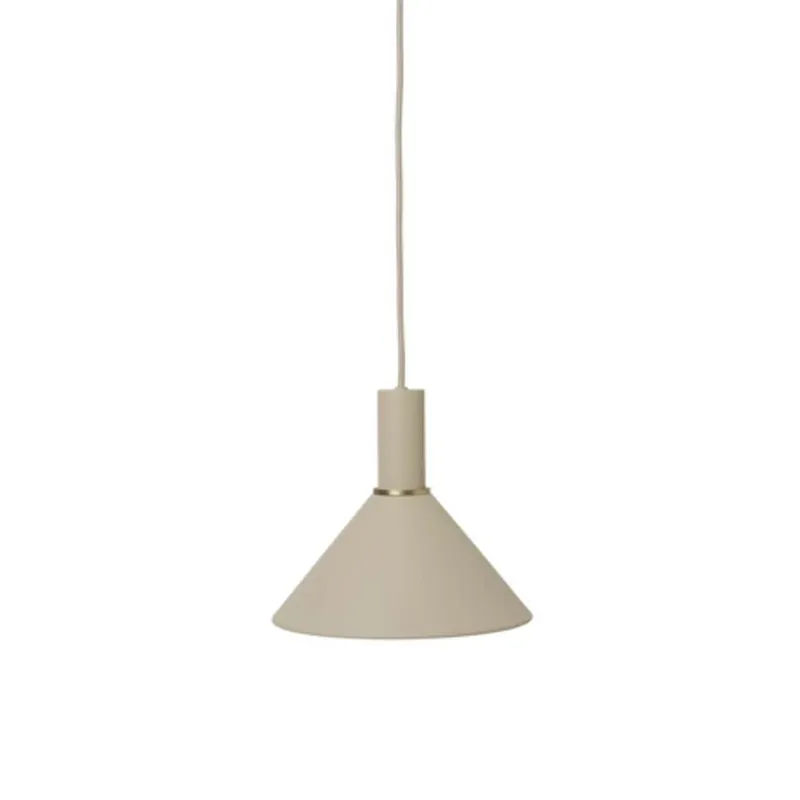 Collect Lustră Pendul Cone Low Cashmere - Ferm Living Cumpără acum