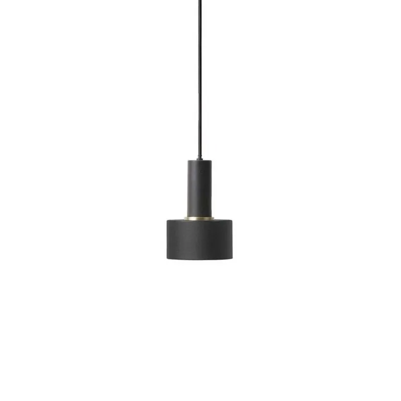 Ofertă exclusivă Collect Lustră Pendul Disc Low Black - Ferm Living