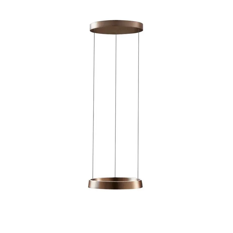 Lampă suspendată LED Edge Round, roz, Ø40 cm, Smart - Light-Point Preț promoțional