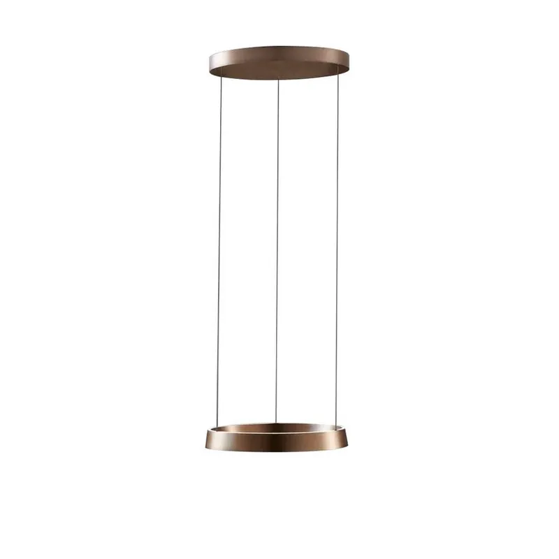 Ofertă Edge Round Lustră Pendul Ø500 Rose Gold - LIGHT-POINT