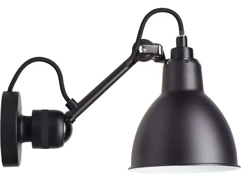 304 Aplică de Perete Black - Lampe Gras Retur ușor