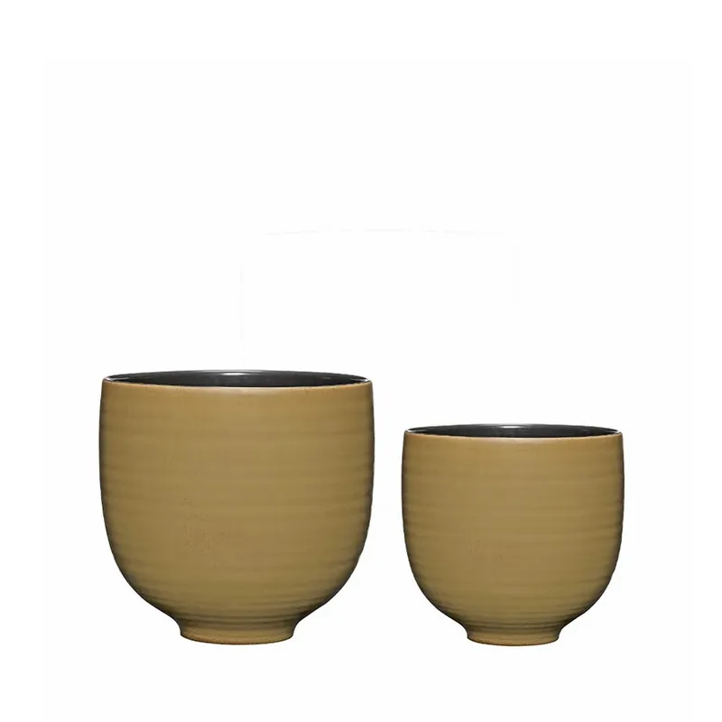 Yuka Set de 2 ghivece pentru plante, verde - Frumos Vezi acum