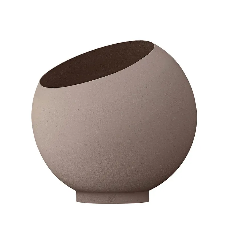 Livrare expres Ghiveci pentru plante Globe Ø43xH37,4 Taupe - AYTM
