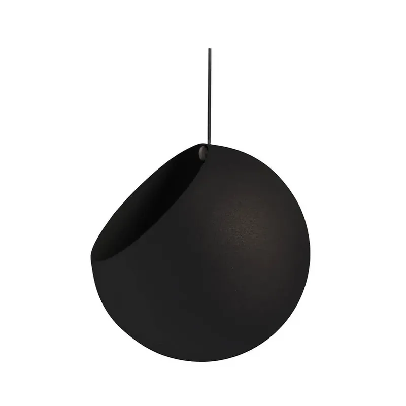 Livrare rapidă Ghiveci pentru plante Globe Ø21xH32 Negru - AYTM