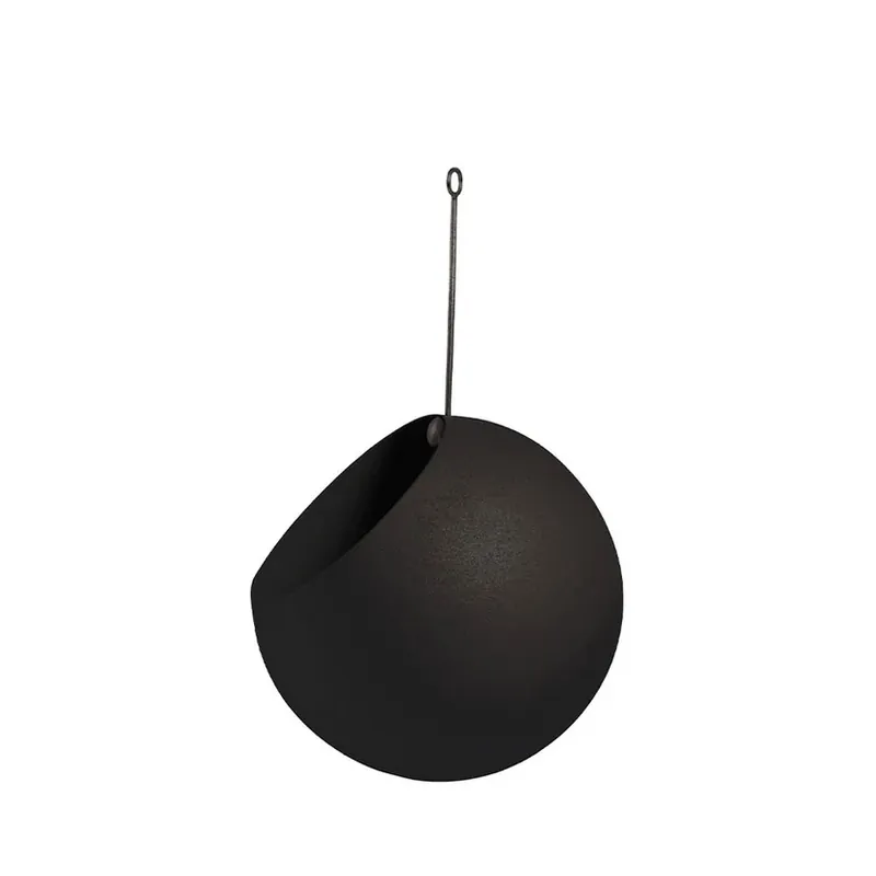 Globe Ghiveci Pentru Plante Ø17xH28 Black - AYTM Calitate înaltă