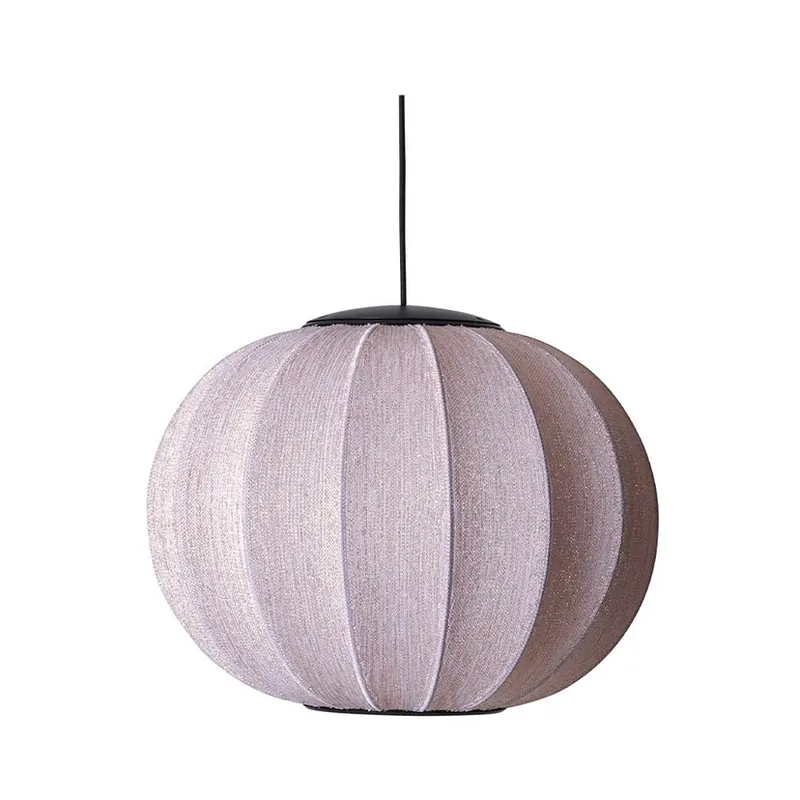 Lampă suspendată Knit-Wit 45 LED, Ø 45 cm, auriu - Made By Hand Retur gratuit