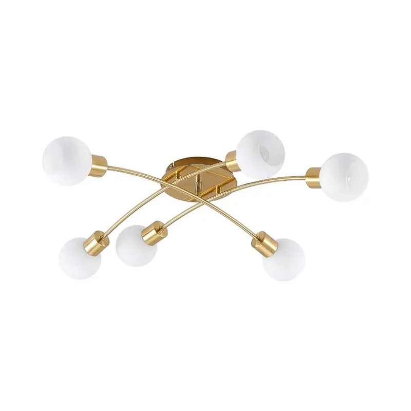 Agmar 6 Plafonieră Brass - Lindby Doar azi