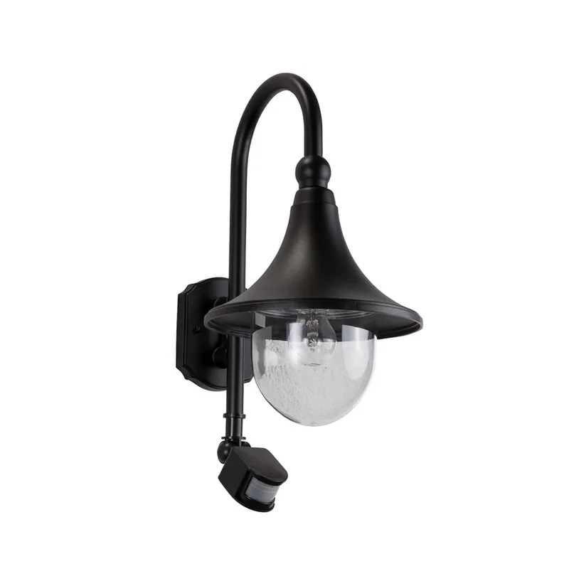 Daphne Aplica de Exterior w/Sensor Black - Lindby Doar azi