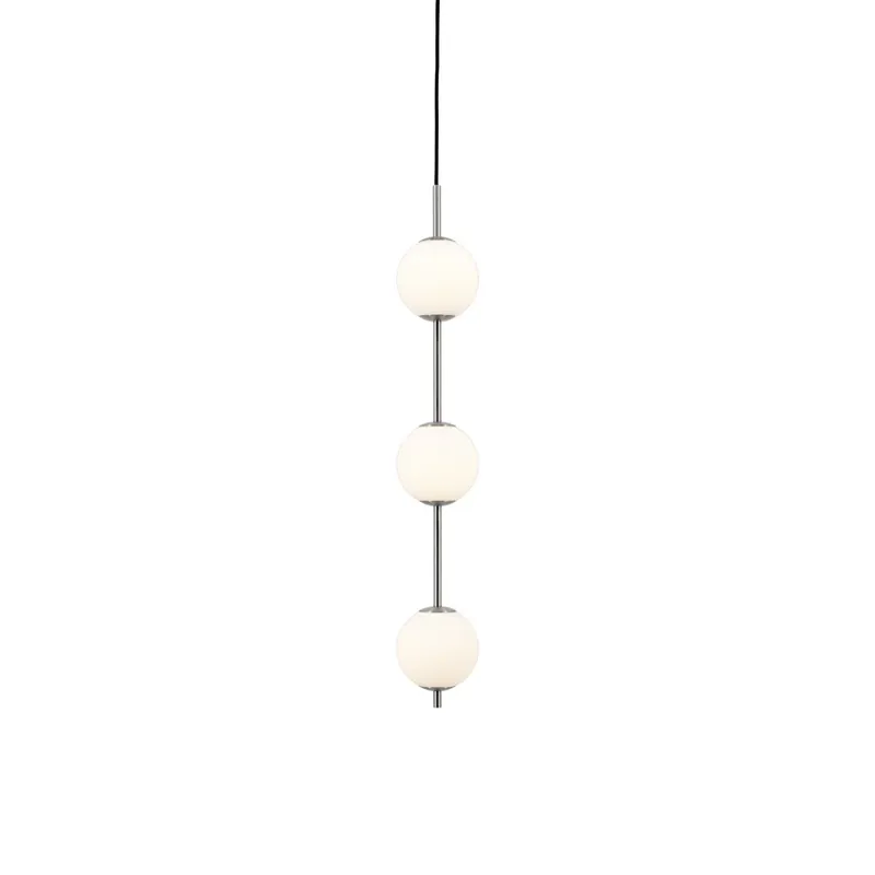Ultima șansă Lampa suspendată LED Audrey, culoare oțel, 3 becuri, Ø 12 cm - UMAGE