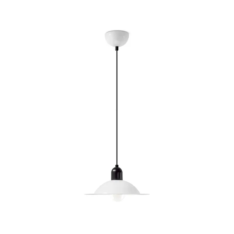 Livrare expres Lampiatta Lampă suspendată LED, albă, Ø 28 cm - Stilnovo