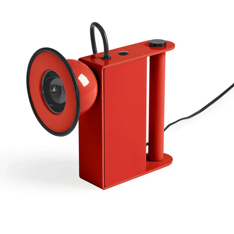 Livrare rapidă Lampa de masă LED Minibox, roșie - Stilnovo