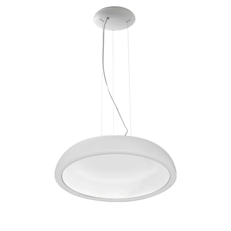Retur gratuit Lampă suspendată LED Reflexio, albă, Ø 46 cm - Stilnovo
