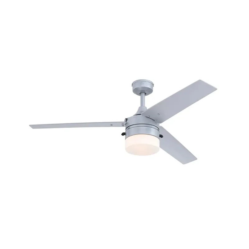 7316540 Ventilator cu lumină argintiu/negru IP44 - Westinghouse Popular