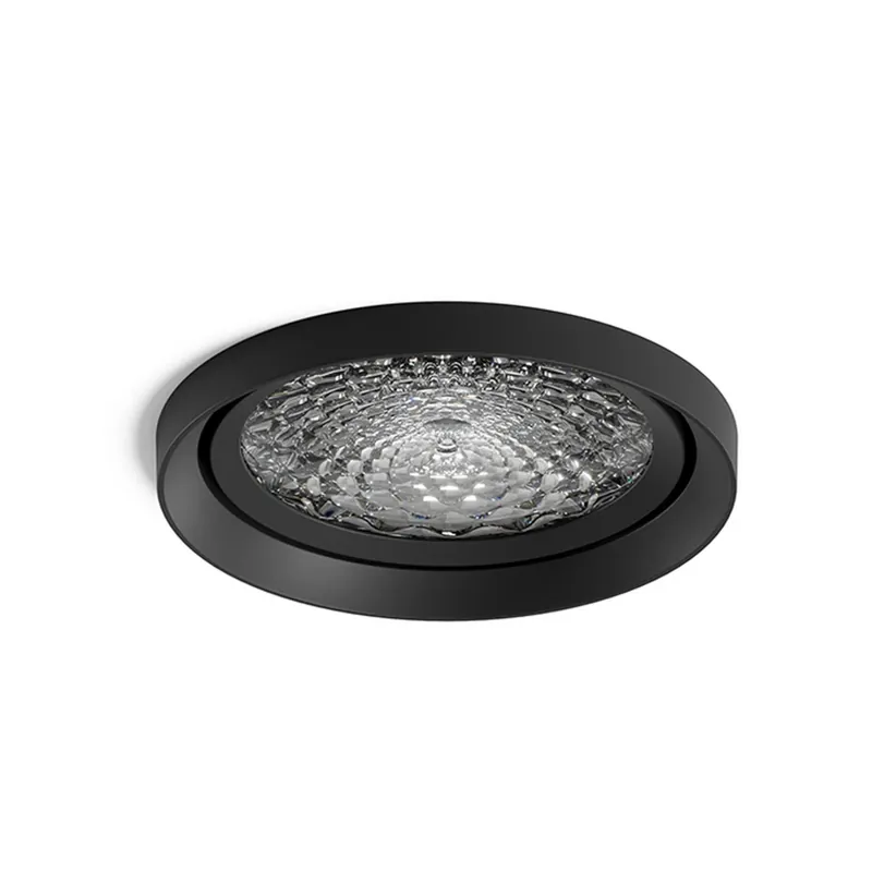 Spot LED de încastrare Nivo, negru, 36°, 11 cm, fix, dimabil - Sigor Chilipir