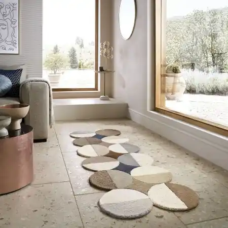 Traversa Mia Ellipse Natural 80x230 cm, Flair Rugs Reducere