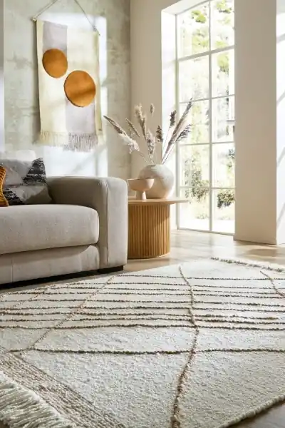 Covor Asterix Linear Bej, Natural 120x170 cm, Flair Rugs Retur ușor