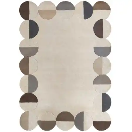 Ofertă limitată Covor Mia Scallop Frame Natural 160x230 cm, Flair Rugs