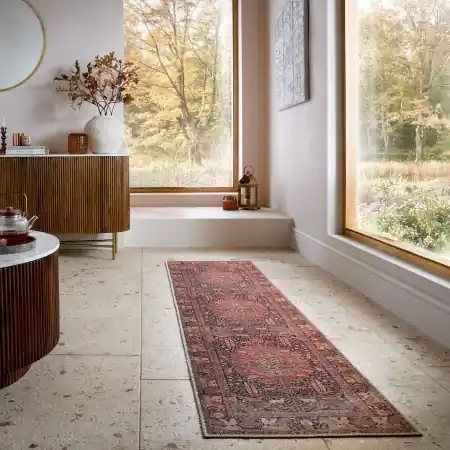 Traversa Nico Global Rosu 60x230 cm, Flair Rugs Ieftin