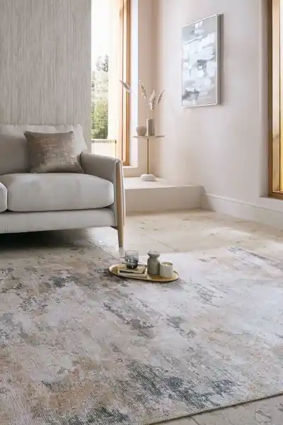 Comandă acum Covor Lila Abstract Natural 152x230 cm, Flair Rugs