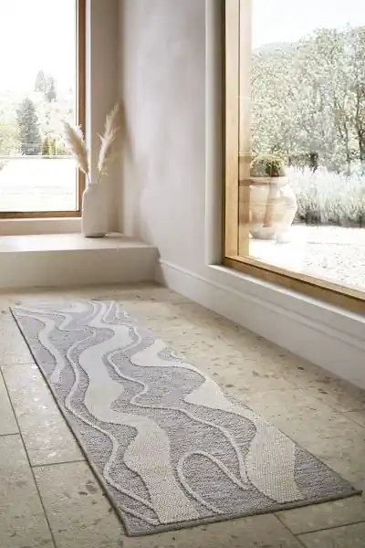 Traversa Calder Washable Gri 60x223 cm, Flair Rugs Preț mic
