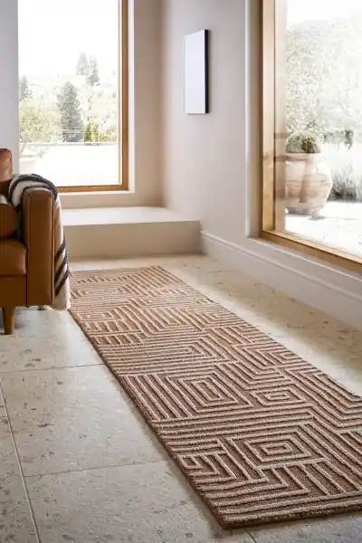Traversa Kylo Circular Knit Teracota 80x300 cm, Flair Rugs Cel mai vândut