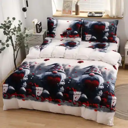 Super ofertă Lenjerie Craciun cu Elastic 180x200 Christmas V101 (Cocolino)