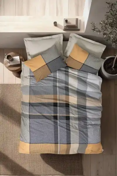 Lenjerie Torvi Bej (Bumbac 100%) Ofertă specială