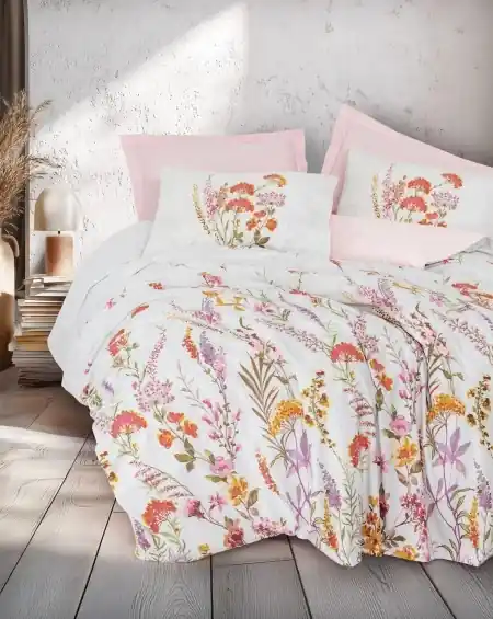 Lenjerie Lilura Roz (Bumbac 100%) Ofertă limitată