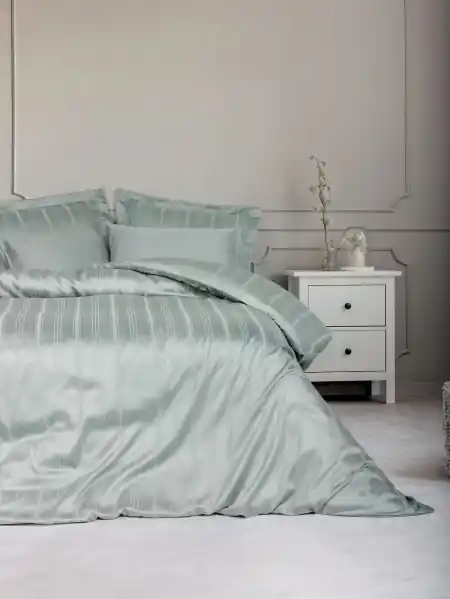 Noutate Lenjerie Stripe Mint (Satin Deluxe)