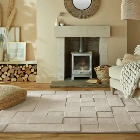Comandă acum Covor Checkerboard Natural 120X170 cm, Flair Rugs