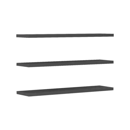 Set 3 rafturi de perete Divar Pako World Gri 60x14.5x1.8 cm Calitate înaltă