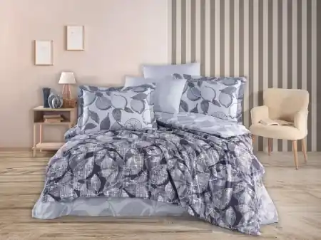 Ofertă exclusivă Lenjerie Calisse Navy Blue (Bumbac 100% Poplin)