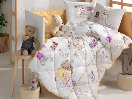 Retur gratuit Set Complet Lenjerie Patut Bebe Friendship (Bumbac 100%)
