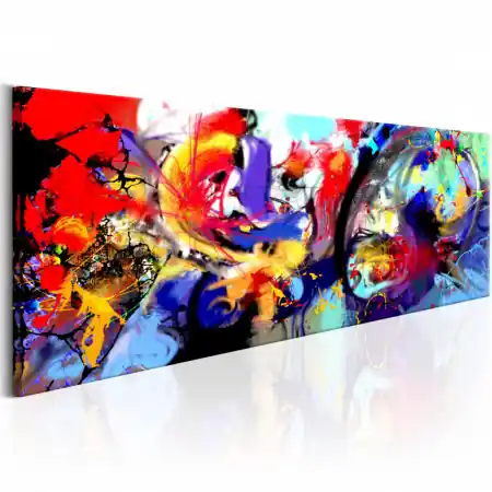 Tablou - Colourful Immersion 135x45 cm Retur gratuit