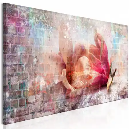 Tablou - Colourful Magnolias (1 Part) Narrow 120x40 cm Reducere
