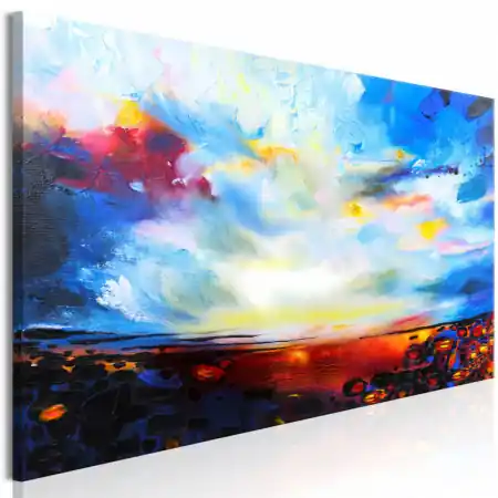 Tablou - Colourful Sky (1 Part) Narrow 150x50 cm Disponibil imediat