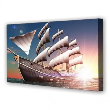 Bestseller Tablou Canvas Digital 3D Nava, Panoramic, 100x50