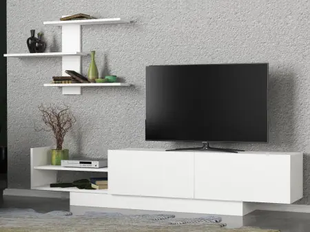 Ansamblu Comoda TV Egemen Alb Vezi acum